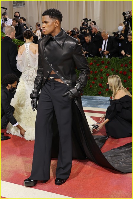 Jeremy Pope on the 2022 Met Gala red carpet