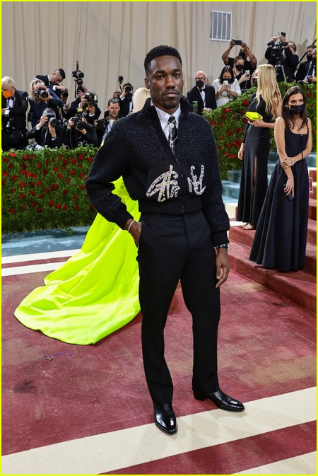 Giveon on the 2022 Met Gala red carpet