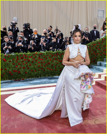 Camila Cabello on the 2022 Met Gala red carpet