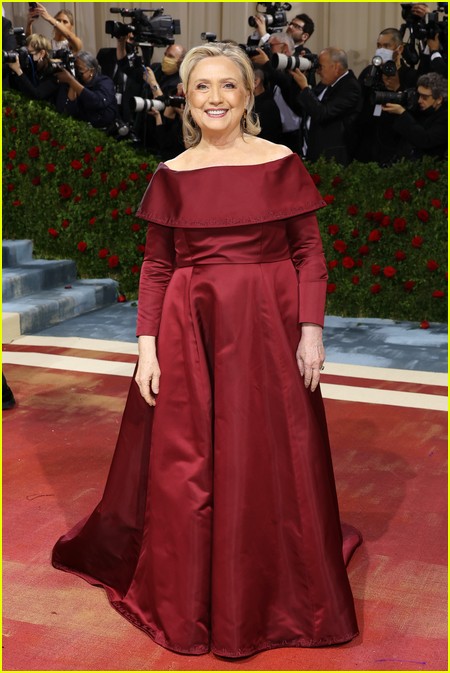 Hillary Clinton on the 2022 Met Gala red carpet