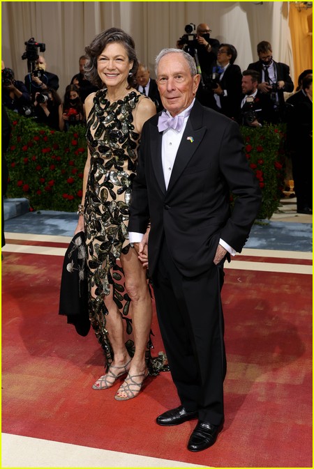 Diana Taylor and Michael Bloomberg on the 2022 Met Gala red carpet