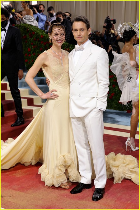 Claire Danes and Hugh Dancy on the 2022 Met Gala red carpet