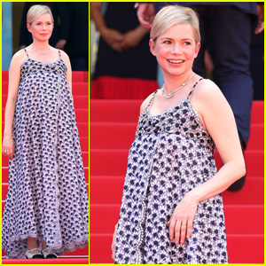 Pregnant Michelle Williams Hits the Red Carpet for a Screening of Her Movie 'Showing Up' at Cannes 2022