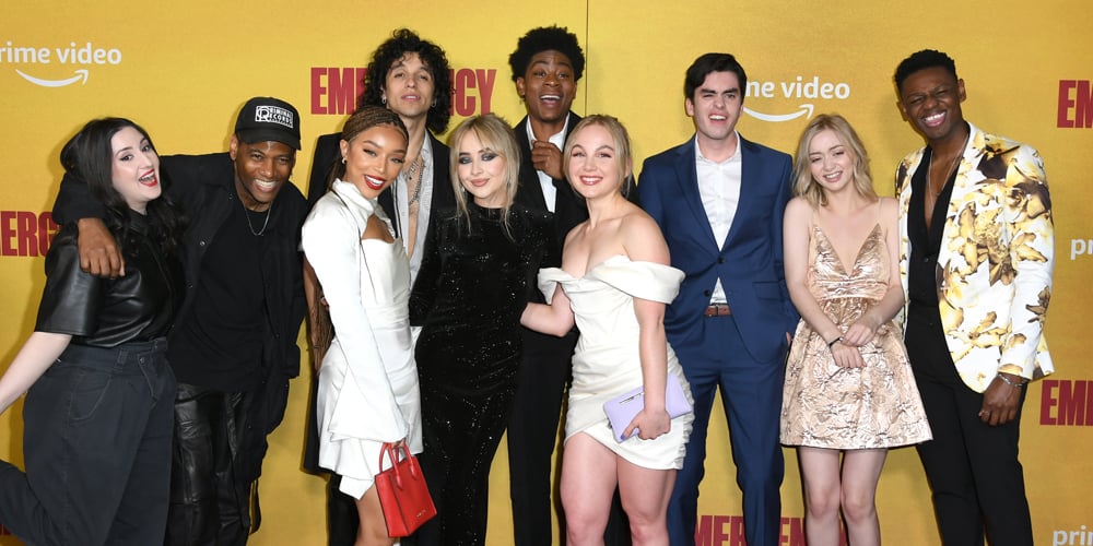 Sabrina Carpenter Reunites With Danielle Fishel at 'Emergency' Premiere in LA | Carey Williams, Danielle Fishel, Diego Abraham, Donald Elise Watkins, Gillian Rabin, KD Davila, Maddie Nichols, Madison Iseman, RJ Cyler, Sabrina Carpenter, Sebastian Chacon, Spencer Sutherland, Summer Madison - Vimarsana News