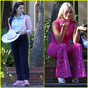 America Ferrera Makes First Appearance on 'Barbie' Set With Margot Robbie & Ryan Gosling