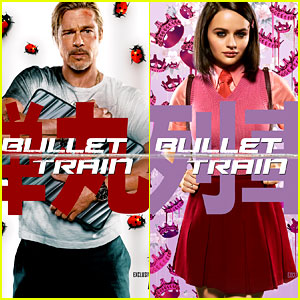 Brad Pitt, Joey King, & More Get Character Posters for 'Bullet Train' - See All 11 Posters!