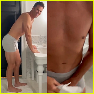 Gisele Bundchen Films Tom Brady in His Underwear, Tries to Get a Close Up –  Watch Now!, Gisele Bundchen, Shirtless, Tom Brady