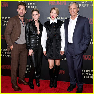 Kristen Stewart Joins Scott Speedman, Lea Seydoux & Viggo Mortensen at 'Crimes of the Future' NYC Premiere