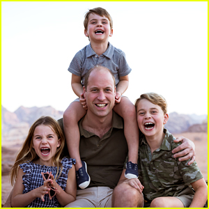 Prince William Is The Happiest Dad With George, Charlotte & Louis In Father's Day Photo