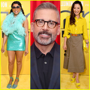 Steve Carell, Taraji P. Henson, & More Step Out for 'Minions: The Rise of Gru' Premiere