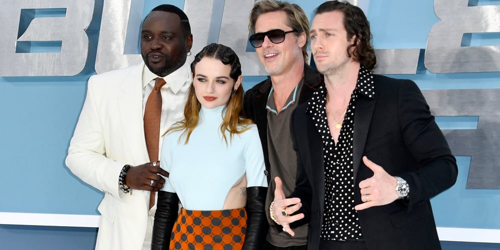 Joey King & Brad Pitt Join 'Bullet Train' Co-Stars at London Premiere | aaron taylor johnson, Brad Pitt, Brian Tyree Henry, Bullet Train, david leith, Joey King, Kelly McCormick - Vimarsana News
