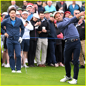Longtime Pals Jamie Dornan & Niall Horan Play In Another Golf Tournament Together (Photos)