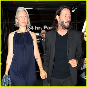 Keanu Reeves Holds Hands with Girlfriend Alexandra Grant While Catching a Broadway Show
