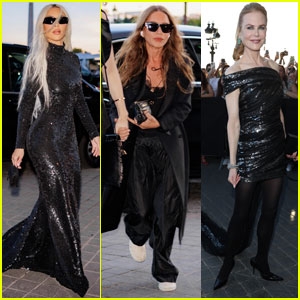 Kim Kardashian, Mary-Kate Olsen, & More Stars Attend Balenciaga's After Party in Paris