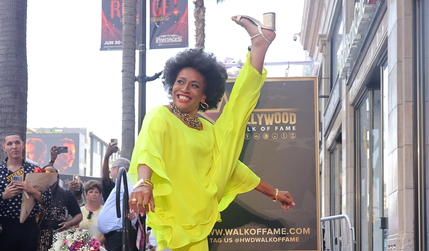 Jenifer Lewis High Kicks Her Way Into Hollywood Walk of Fame Ceremony
