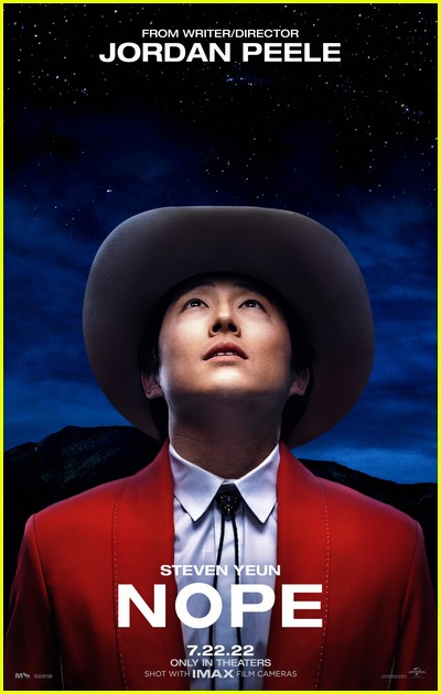 Steven Yeun in Nope movie poster