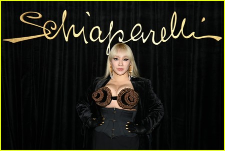 CL at the Schiaparelli show in Paris