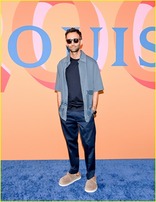 Alex Israel at the Louis Vuitton event