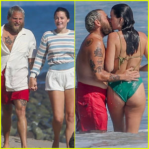 Jonah Hill Shares a Kiss with a Mystery Woman During a Beach Day in Malibu