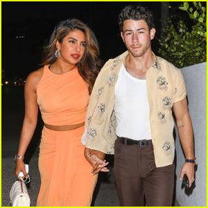 Nick Jonas & Priyanka Chopra Hold Hands on Dinner Date in West Hollywood