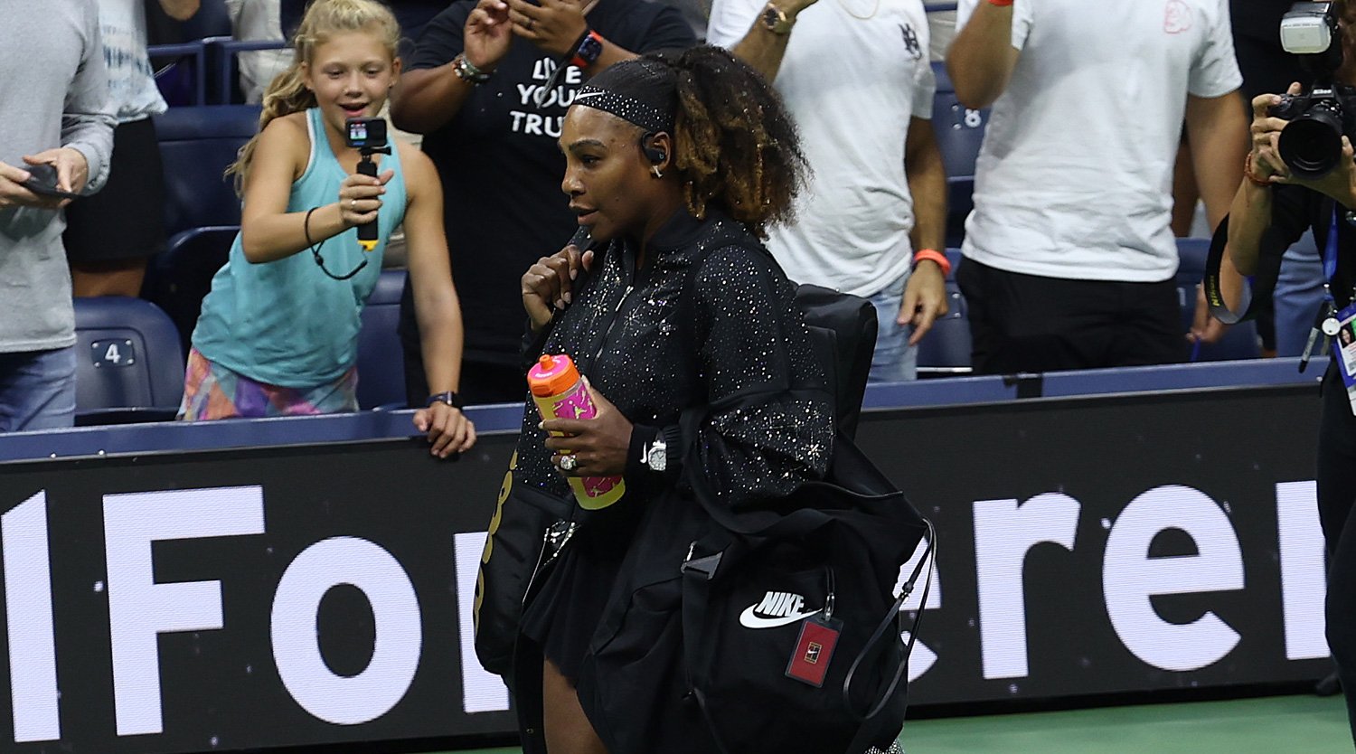 Serena Williams Makes U.S. Open Entrance Wearing a Train Ahead of
