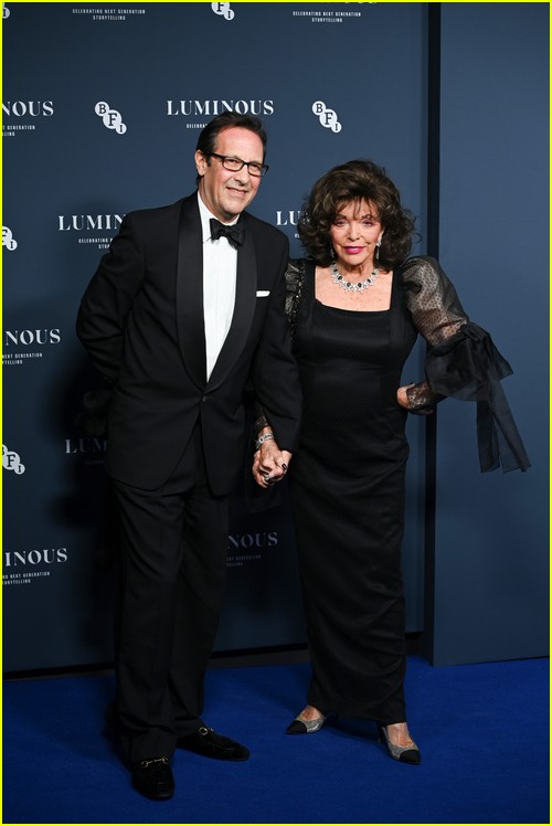 Percy Gibson and Joan Collins at the BFI London Film Festival Gala