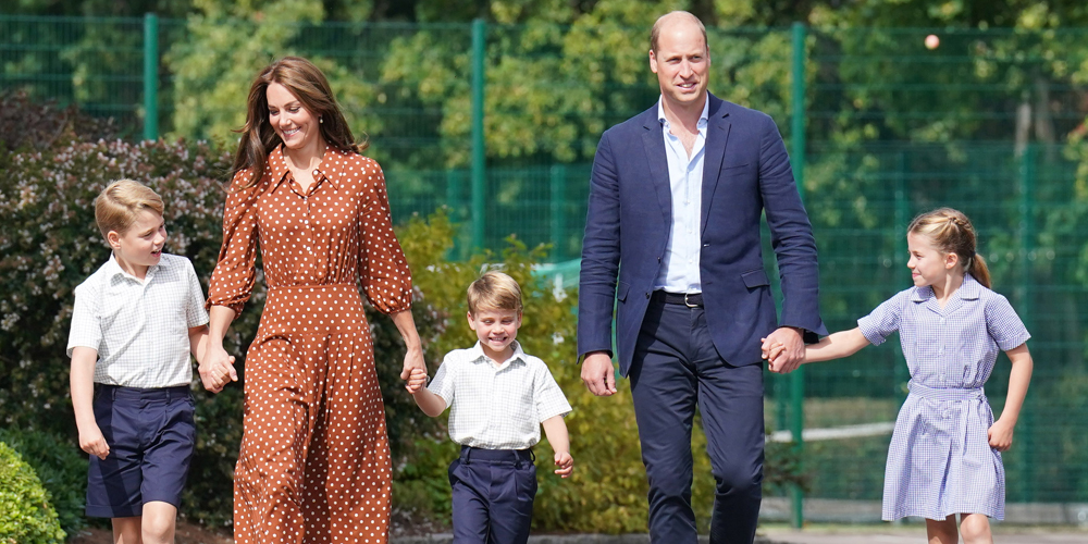 Prince William, Kate Middleton, & Their Three Kids Get A Tour Of Their New School | Kate Middleton, Prince George, Prince Louis, Prince William, Princess Charlotte, Royals - Vimarsana News