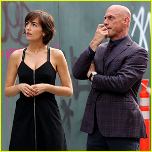 Camilla Belle Spotted Filming 'Law & Order' With Christopher Meloni...