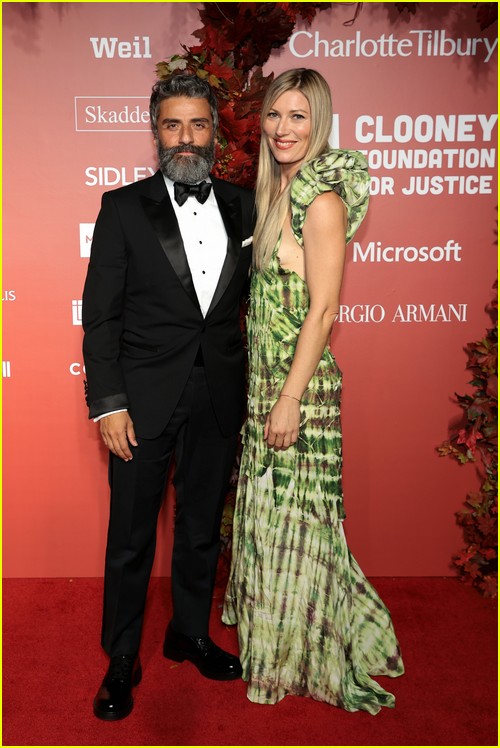 Oscar Isaac and Elvira Lind at the Clooney Foundation Albie Awards