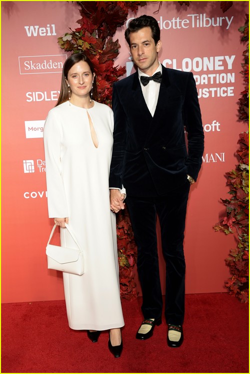 Grace Gummer and Mark Ronson at the Clooney Foundation Albie Awards