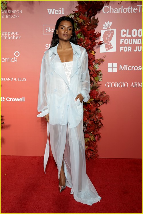 Simone Ashley at the Clooney Foundation Albie Awards