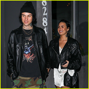 Demi Lovato Glows With Happiness After Dinner With Boyfriend Jutes in Los Angeles