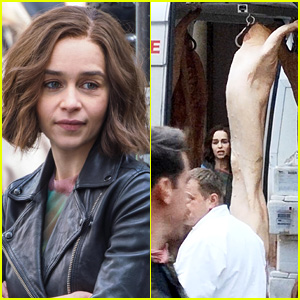 Emilia Clarke Is Back on 'Secret Invasion' Set & There Are a Lot of Interesting Photos to See!