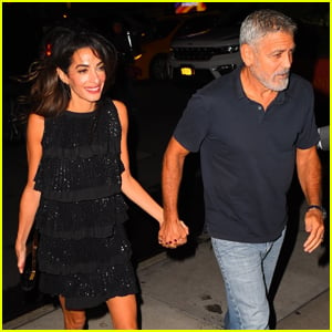 George & Amal Clooney Hold Hands on Date Night in NYC