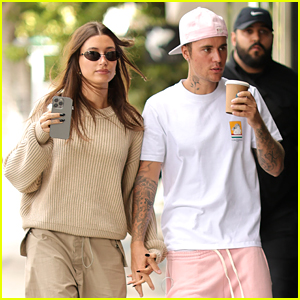 Hailey Bieber Holds Hands With Justin Bieber During Coffee Run