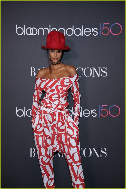 Cindy Bruna at the Harper's Bazaar Icons Party 2022