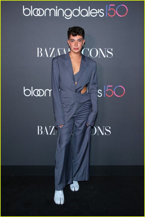 James Charles at Harper's Bazaar Icons Party 2022
