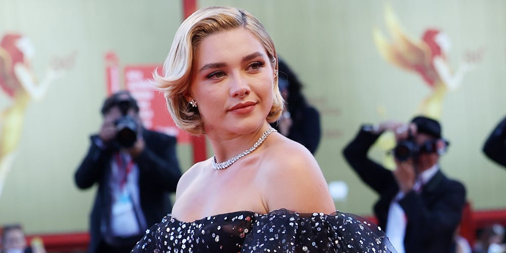 Florence Pugh Turns Heads In Sparkly Gown at ‘Don’t Worry Darling