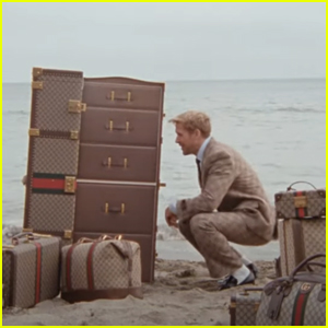 Ryan Gosling Is The New Face of Gucci & Brings All The Gucci Bags In The World To The Beach In New Campaign Video