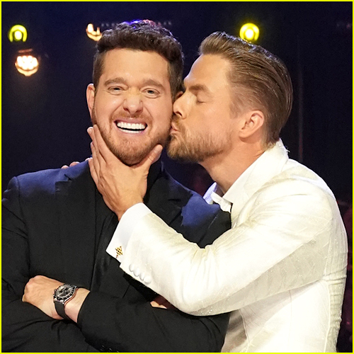 Michael Buble Volunteered Himself To Be Derek Hough's Wedding Singer |  Derek Hough, hayley erbert, Michael Buble | Just Jared: Celebrity Gossip  and Breaking Entertainment News