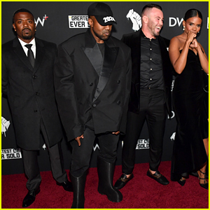 Kanye West Reunites with Kim Kardashian's Ex Ray J at Candace Owens' Film Screening
