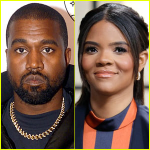 Kanye West & Candace Owens Wear Matching White Lives Matter Shirts in New Photos Together, North West Also in Attendance