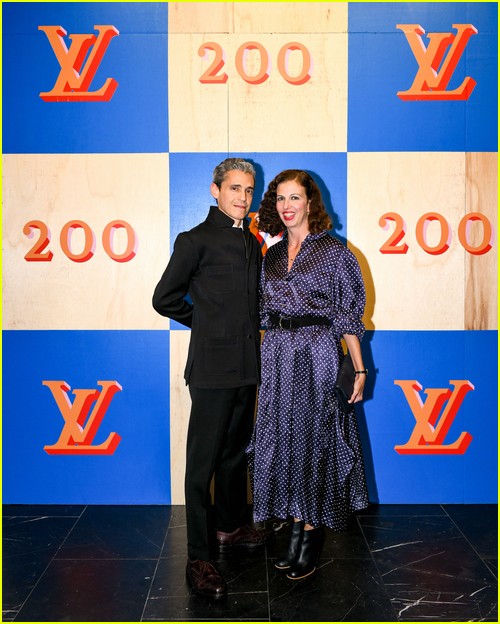 Ruben Toledo, Chiara Clemente at the Louis Vuitton 200 Trunks event