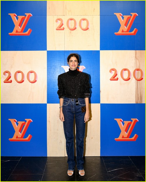Leandra Medine at the Louis Vuitton 200 Trunks event