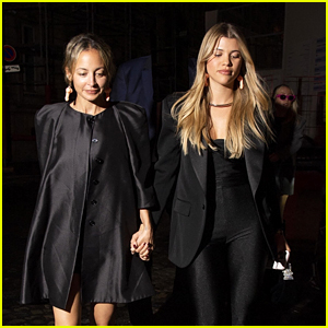 NICOLE RICHIE FASHION: nicole richie out to dinner with lauren conrad