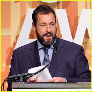 Adam Sandler Delivers Hilarious Speech at Gotham Awards, Which He Says His Daughters Wrote!