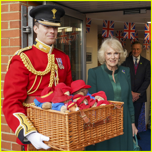 Queen Consort Camilla Joins Children for a Paddington Bear Tea Party