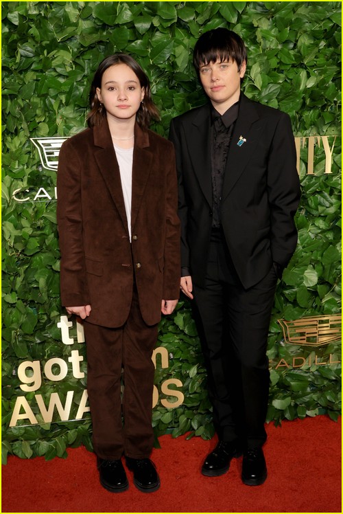 Frankie Corio and Charlotte Wells at the Gotham Awards 2022