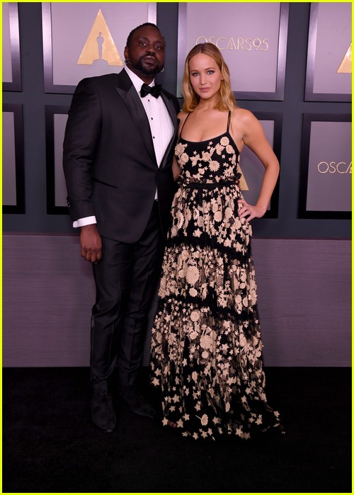Brian Tyree Henry with Jennifer Lawrence