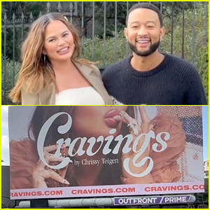 John Legend Surprises Chrissy Teigen With a New 'Cravings' Billboard